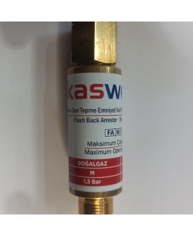 Alev Geri Tepme Valfi Doğalgaz 3003-M-KASWELD
